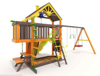 Детские уличные комплексы + Детская площадка IgraGrad Шато (Дерево) мод.2