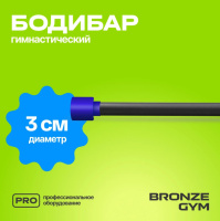 Бодибары + BRONZE GYM BG-FA-BDB5 Бодибар палка гимнастическая, 5 кг