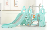 Детские горки + Горка + качели "Маяк" PS-043-М ментол