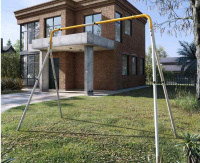 Детские качели + Качели двойные (без качелей) Romana R.103.28.04 (серый/жёлтый)