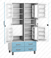 Шкафы для медикаментов и инструментов + Шкаф для медикаментов ША.02.01 Бест