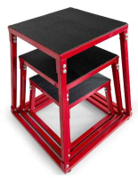 Функциональный тренинг + Комплект тумб UNIX Fit PRO для прыжков плиобокс 3 шт.