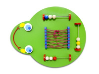 Бизиборды + Тактильно-развивающая панель Гусеница Жужа БЖ-11