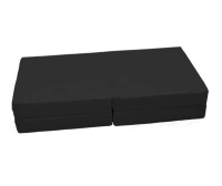 Маты детские для шведских стенок + Мат № 11 (100 х 100 х 10) складной 4 сложения "КМС" чёрный