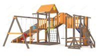 Детские уличные комплексы + Всесезонная площадка IgraGrad С Мостик 1 SF3