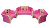 Мягкие модули + Комплект мягкой мебели «Сказочные герои»