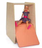 Комплексы и панели для игровых зон + Стеллаж с лесенкой и горкой