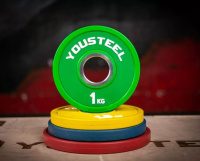 Диски с посадочным диаметром 51 мм + Диски малые, цветные (каучуковый тренировочный)