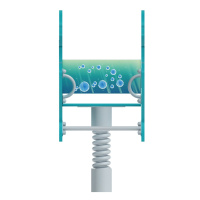 Детские качели + Качалка на пружине Дельфинчик ИО 04-203