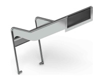 Детские горки для улицы + Горка из нержавеющей стали приставная 600 SNP 600.470-02