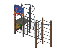 Детские уличные комплексы + Спортивная серия (Граффити) СК 2.01.05-01