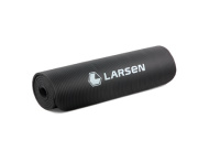 Коврики для фитнеса + Коврик для фитнеса и йоги Larsen NBR ECE 069 Black 183 х 61 х 1 см