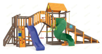 Детские уличные комплексы + Всесезонная площадка IgraGrad С Мостик 1 с трубой SF2