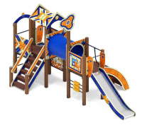 Уличные игровые комплексы для детей + Рада (Калейдоскоп) - ДИК 2.01.2.08-45 - Игровой комплекс H=900, H=1200