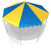 Аксессуары для батутов + Крыша для батута UNIX Line 10 ft