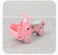 Мягкие модули + Машинка-каталка с корзиной UNIX Kids Hippo