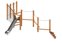 Песочницы + Игровой комплекс (лиственница) ДИК 2.24.07-Л.И1