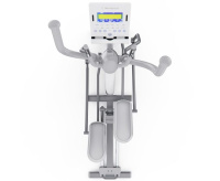 Эллиптические тренажеры + Электромагнитный эллиптический тренажер DFC Westinghouse 13Y, белый, с изменяемым углом наклона