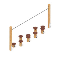 Детские уличные комплексы + Бум (лиственница) СО 1.55.05-Л.И1