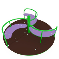 Детские качели + Карусель Завиток ИО 05-306