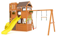 Детские уличные комплексы + Детская площадка IgraGrad Клубный домик 4 Luxe