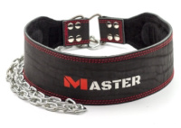 Аксессуары для тяжелой атлетики + Ремень с цепью MASTER