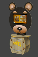 Навесные мультимедийные комплексы + Мультимедийный интерактивный игровой комплекс «AVK Мишка»