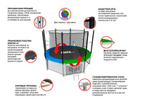 Батуты + Батут UNIX line Classic 8 ft (inside)
