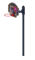 Баскетбольные стойки + Стойка баскетбольная мини (неон) - СО 1.70.01-02