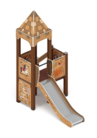 Детские горки + Королевство (Картонное) - ДИК 1.15.01-22 - Игровой комплекс H=900