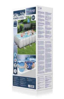 Каркасные бассейны  + Бассейн прямоугольный на стойках Bestway 56441 (ф-тр 5838, к-дж 58094) р 404х201х100, 6478 л