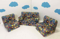 Детская мягкая мебель + Комплект мягкой мебели Мультики