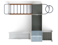 Детские уличные комплексы + Рада (Тайга) - ДИК 2.01.2.03-03