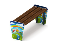 Скамейки + Скамейка детская Солнышко - МФ 41.01.03-И1