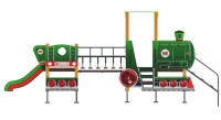 Детские уличные комплексы + Детский игровой комплекс «Паровозик» H=750 ДИК 04-1002