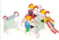 Детские уличные комплексы + Детский игровой комплекс «Городок» H=1200 ДИК 23-307