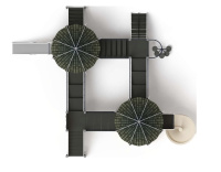 Детские уличные комплексы + Карнавал (Шанхай) - ДИК 2.22.04-02.И1 - Игровой комплекс H=1200 H=2000