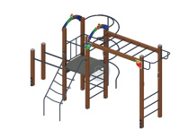 Детские уличные комплексы + Спортивная серия (Граффити) СК 2.01.22-01