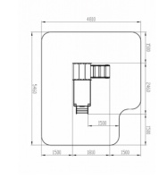 Теневые навесы, беседки + Паровозик (черный) - Беседка мини - МФ 10.03.05-10