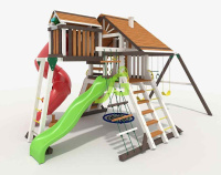 Детские уличные комплексы + Детская площадка IgraGrad Крепость Фани Deluxe 2 мод.2