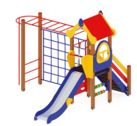 Детские уличные комплексы + Детский игровой комплекс «Теремок» H=1200 ДИК 34-001