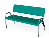 Банкетки, диваны медицинские + Банкетка БС-2 со спинкой двухместная