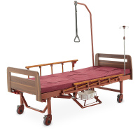 Кровати функциональные + Кровать механическая Med-Mos YG-6 (ММ-2124Д-02) ЛДСП с туалетным устройством и судном, функцией "кардиокресло"