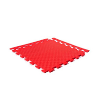 Напольные покрытия для зала + Мат-пазл повышенной плотности, 50 х 50 см, 8 мм, Цвет красный