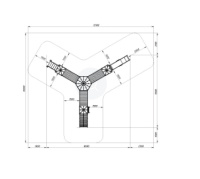 Детские уличные комплексы + Карандаши - ДИК 2.26.04-01.С - Игровой комплекс Н=1200