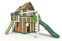 Детские уличные комплексы + Детская площадка IgraGrad Великан 2 (Домик) мод.1