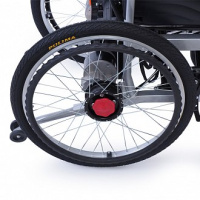 Кресла-коляски + Кресло-коляска с гибридной спинкой и приводными колесами MET COMFORT 21