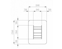 Теневые навесы, беседки + Машинка (синяя) - Беседка машинка - МФ 10.03.01-01.И1