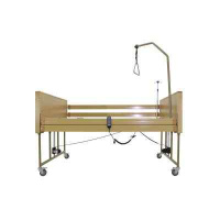 Кровати функциональные + Кровать электрическая Med-Mos YG-1 (ЛДСП светлое дерево) ширина ложемента 140 см