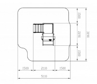Теневые навесы, беседки + Машинка (серая) - Беседка машинка - МФ 10.03.06-02